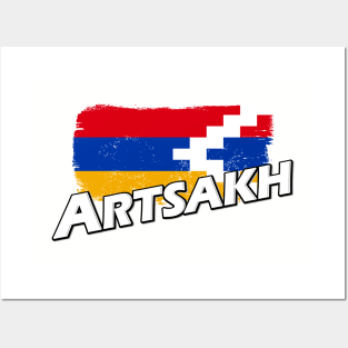 Artsakh flag Posters and Art